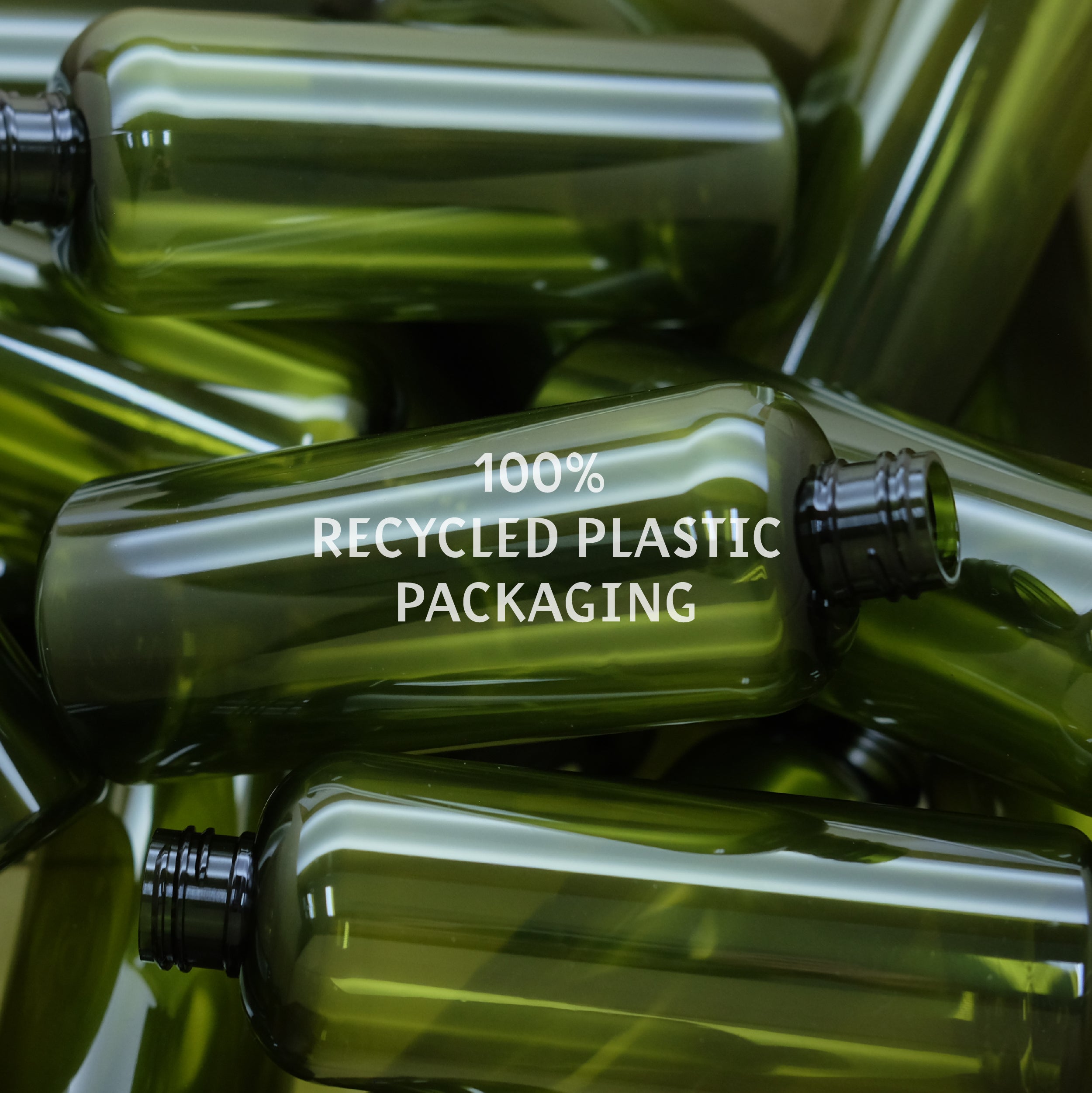 100% Recycled Plastic Packaging, YES.