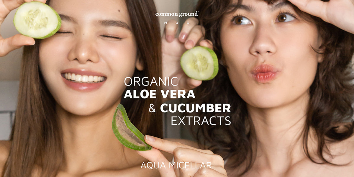 Organic Aloe Vera & Cucumber Extracts 🌱✨